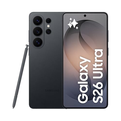 Samsung Galaxy S26 Ultra Black, 256GB Storage, AI Phone, 12GB RAM, Customized AP, Built-in Privacy Display, Photo Assist, 200MP Camera, 5000mAh Battery, 2 Year Extended Warranty (UAE Type Approved)