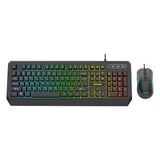 Green Lion GKM-65 Gaming Mouse & Keyboard Combo - Black