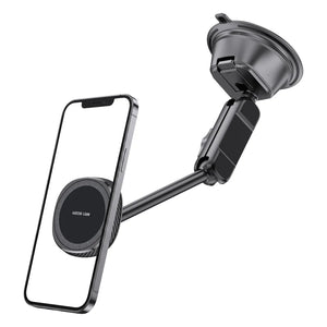 Green Lion GX-89 MagSafe Suction Car Phone Holder - Black