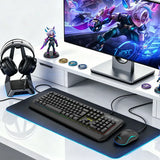 Green Lion GKM-65 Gaming Mouse & Keyboard Combo - Black